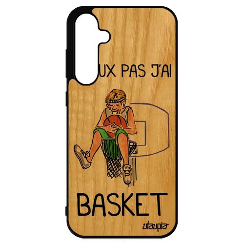Coque Silicone Pour Galaxy S23 Fe Bois Humour J'peux Pas J'ai Basket Homme Housse Comique Ballon De Sport 4g Drole Texte Bd Samsung