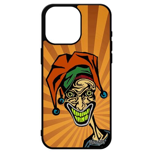Coque Silicone Pour Iphone 15 Pro Max Joker Design Aluminium Horreur Telephone Motif Case Super Heros Visage 4g Portable Clown