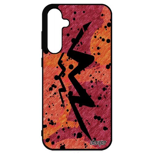Coque De Protection S23 Fe Silicone Signe Du Zodiaque Verseau Tache D'encre Garcon Calligraphie 4g Peinture Univers Samsung Galaxy