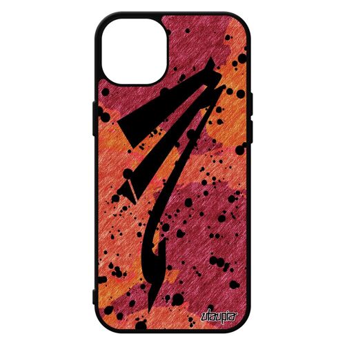 Coque Signe Du Zodiaque Scorpion Iphone 15+ Plus Silicone Tropical Case De Protection Horoscope Femme Astrologique Rouge Motif