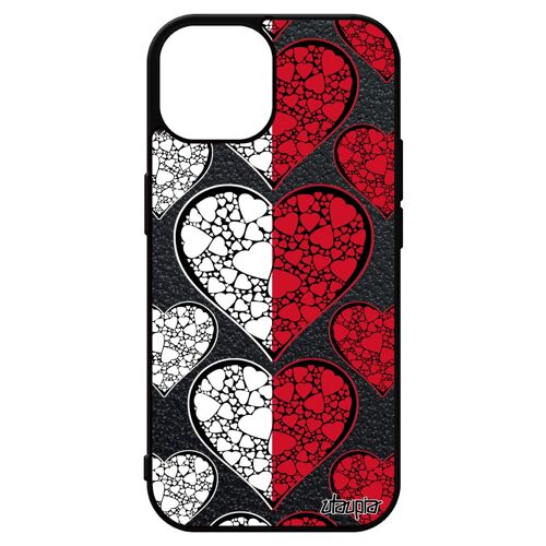 Coque Pour Iphone 15 Silicone Drapeau Monaco Monegasque Coeur Foot 4g Case I Love Original Football Basket Housse De
