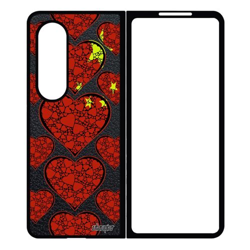 Coque Galaxy Z Fold 4 Silicone Drapeau Chine Chinois Foot I Love Football De Protection Basket Jo Coeur Case Made In France Samsung