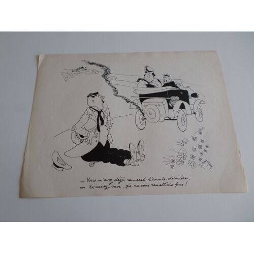 Carrizey - L'accident Et Les Paquerettes - Reproduction 1943
