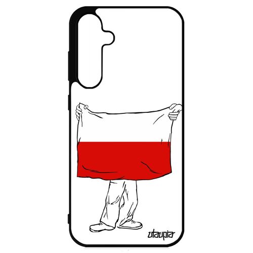Coque Pour Samsung S23 Fe Silicone Drapeau Pologne Polonais Coupe Du Monde Original Sm-S711b/Ds Jeux Olympiques Foot Housse Galaxy