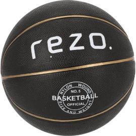 Ballon De Basket - Rezo - Caoutchouc - Taille 5 - Or - Prise Ferme