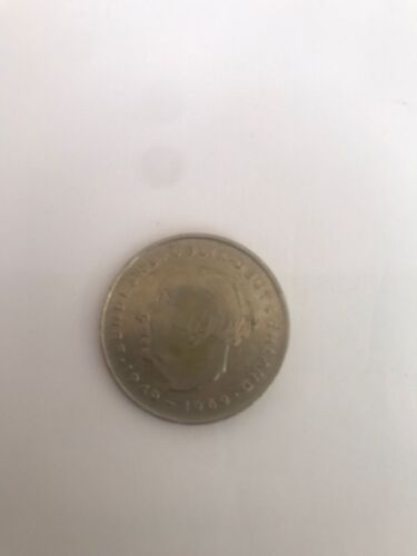 Pièce 2 Deutsche Mark Théodore Heuss 1949/1979 - G - 1972