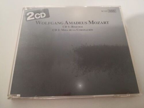 2 Cd Wolfang Amadeus Mozart : Requiem, Coronation Mass