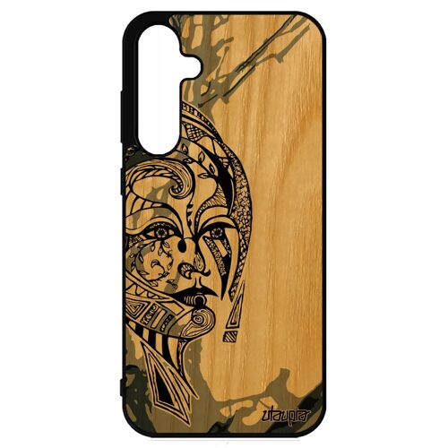 Coque S23 Fe Bois Silicone Femme Animaux Princesse Dessin Gris Case Personnalisé Azteque De Protection Pas Cher Fille Samsung Galaxy