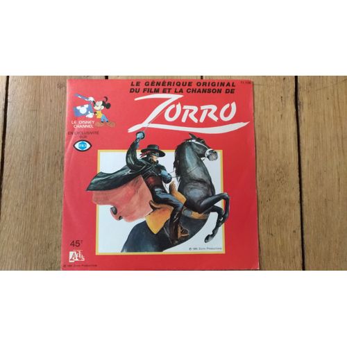 Zorro - Générique Du Feuilleton Tv - Disney Channel - 1985