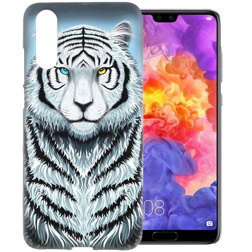 Coque Huawei P20 Pro Tigre Blanc