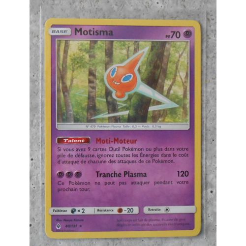 Carte Pokémon - Motisma - 40/131 - Lumière Interdite