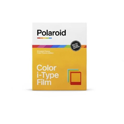 POLAROID - Pack de films instantanés couleur i-Type Color frame Edition - 8 films - ASA 640 - Développement 10 mn - Coloré