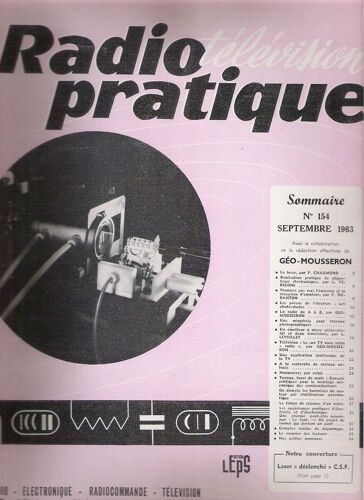 Radio Pratique N°154 - Septembre 1963