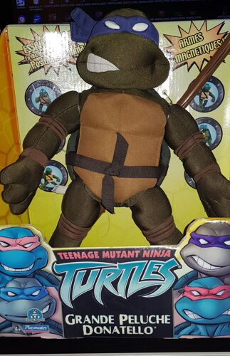 Grande Peluche Donatello Armes Magnétiques / Giocchi Preziosi / 30 Cm