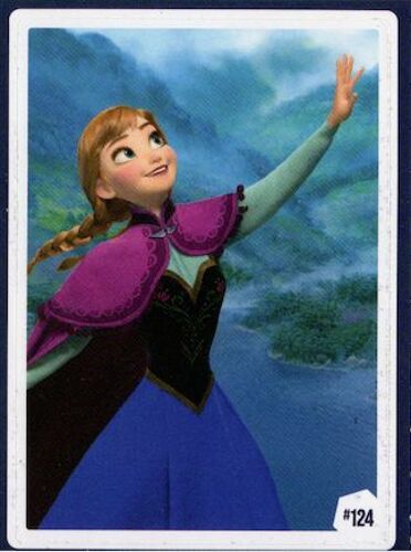 Sticker Autocollant Collector 100 Ans De Disney : Princesse Anna - La Reine Des Neiges (122) - Auchan 2023