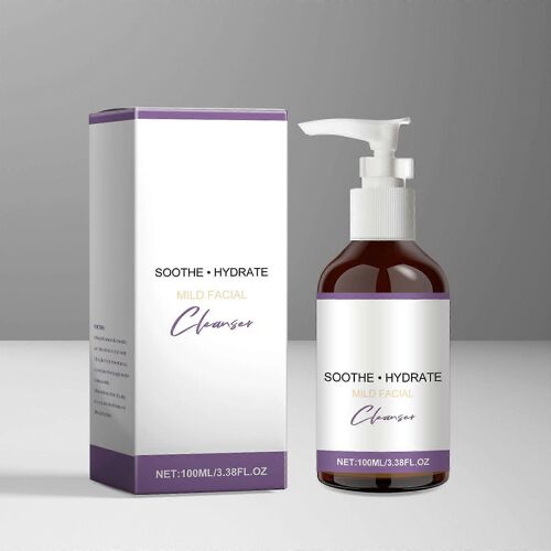 Nettoyant Apaisant Pour Nettoyer Doux Calmant Nourrissant Hydratant Visage Nettoyant 100ml