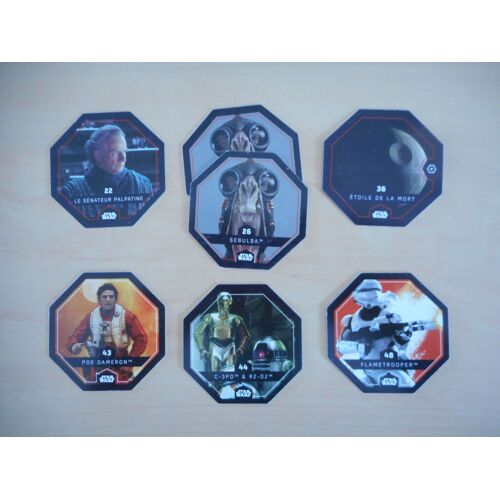 Lot De 6 Cartes Star Wars E.Leclerc
