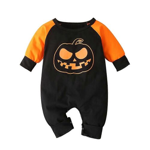 Vente De Vente Nouveau-Né Infantile Bébé Garçons Filles Halloween À Manches Longues Garder Au Chaud Barboteuse Combinaison