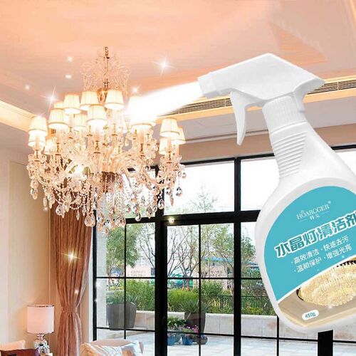 Nettoyant pour lampe en cristal Nettoyant polyvalent Lustre Carrelage Verre Cristal Maison Produits Nettoyant 450ml