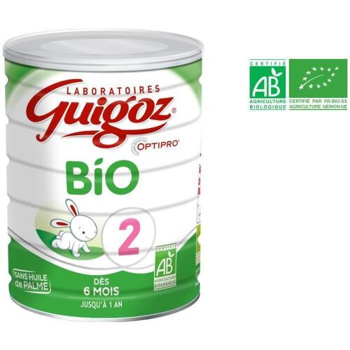 Guigoz Optipro Bio Lait En Poudre 2eme Age - 800 G - De 6 Mois A 1 An