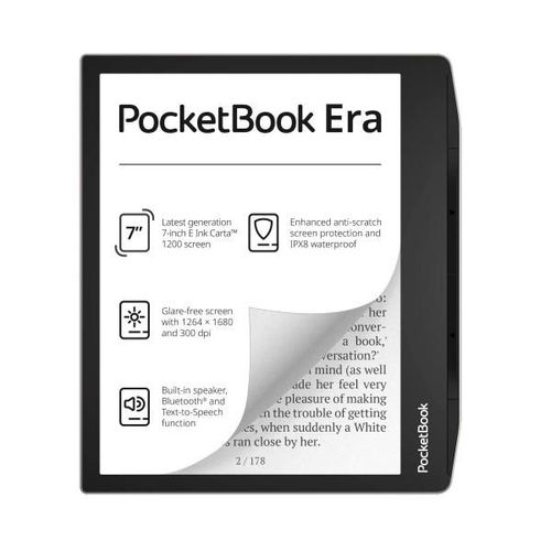 Pocketbook Pb700-u-16-ww Era Silver /pantalla 7'' E Ink Carta? 1200/ Bluetooth /wifi / 16gb