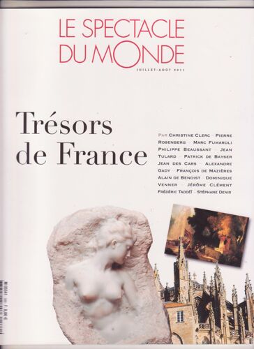 Le Spectacle Du Monde 580 Juillet-Août 2011 Trésors De France