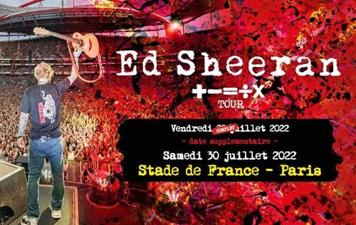 Billet Concert Ed Sheeran