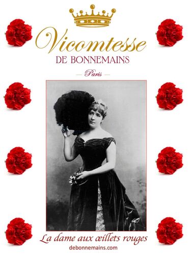- Vicomtesse De Bonnemains " La Dame Aux Oeillets Rouges