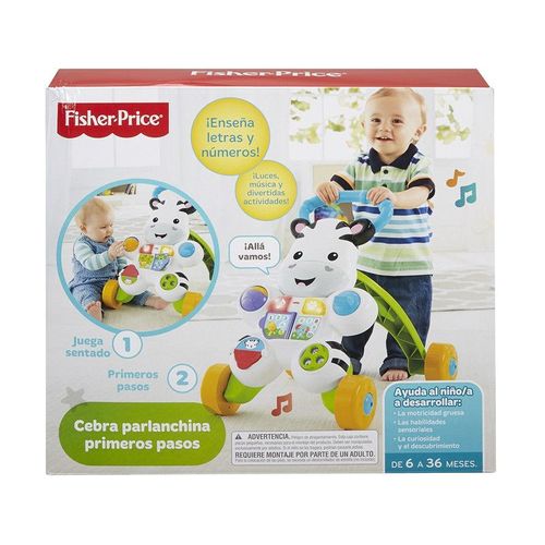 Fisher Price Zèbre Trotteur Premiers Pas