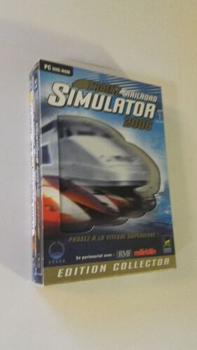 Trainz Railroad Simulator 2006 Edition Collector Coffret Numerote (Pc Dvd-Rom En Metal Box + Cd-Rom Train Electrique 3d + Manuel D Utilisation)