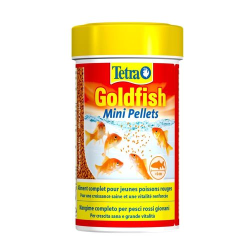 Goldfish Mini Pellets 42 G -100 Ml Aliment Complet Pour Les Jeunes Poissons Rouge