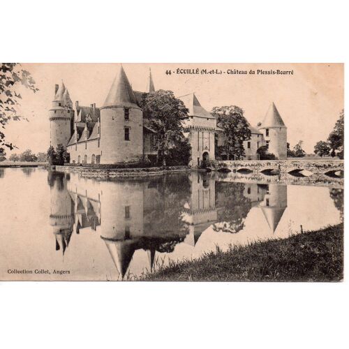 Ecuillé - Château Du Plessis-Bourré (Carte Ancienne 49 Maine-Et-Loire)