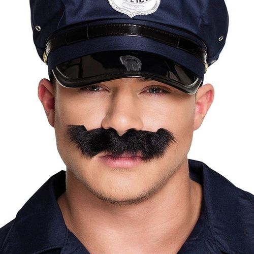 Moustache Noire De Policier