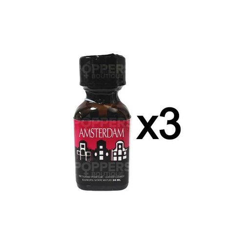 Poppers Amsterdam 25 Ml Lot De 3 Flacons