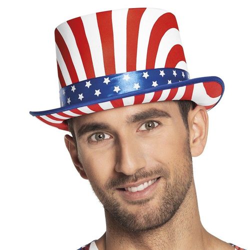 Chapeau Haut De Forme Usa Adulte