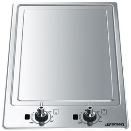 Smeg PGF30T-1 Teppan yaki Acier inoxydable - 2 foyers