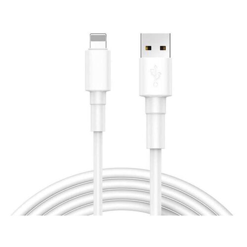 Reekin 2.4a Superfast Chargeur Usb Lightning - 1,0 Mètre (Blanc-Nylon)