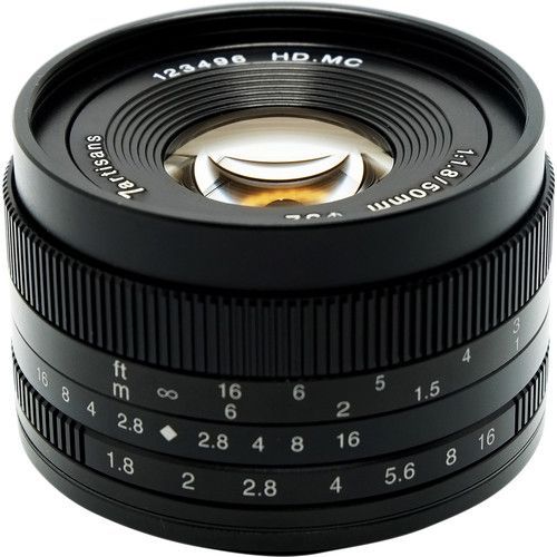 7artisans 50mm f/1.8 pour Sony E-Mount (Noir)