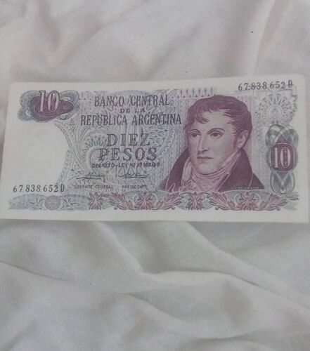 Billet 10 Pesos Argentine
