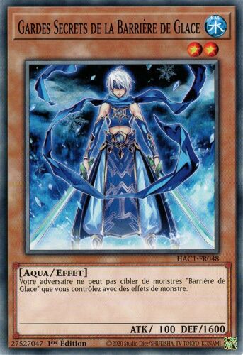 Yu Gi Oh Hac1 Fr048 Gardes Secrets De La Barrière De Glace