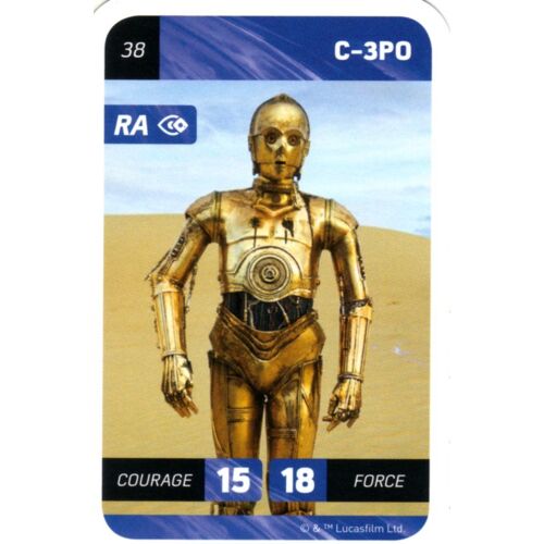 Carte Star Wars C-3po N°38