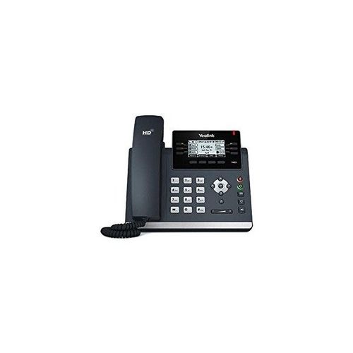 Yealink SIP-T42S téléphone fixe Noir 12 lignes LCD