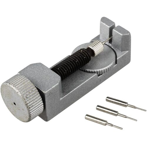 Outil Démonter Changement Raccourci Bracelet Montre Push Pin Argent Métal