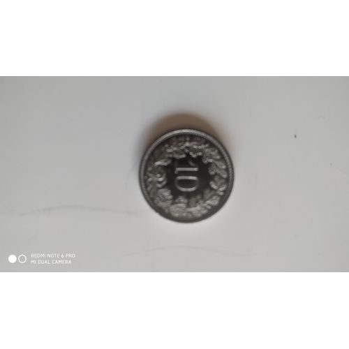 Piece De 10 Rappen Etat Suisse