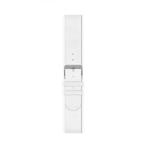 Correa De Piel Para Smarteewatch Pure White