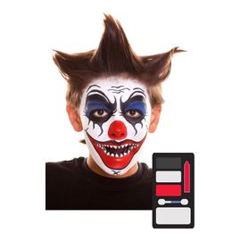 Pack De Maquillage Clown Diabolique (Taille Unique)