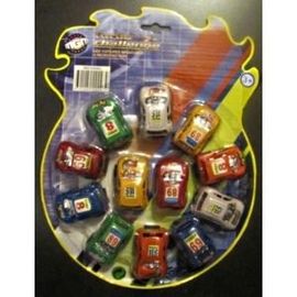 Jouet Miniature À Rétrofriction - Mgm - Lot De 12 Voitures - Multicolore