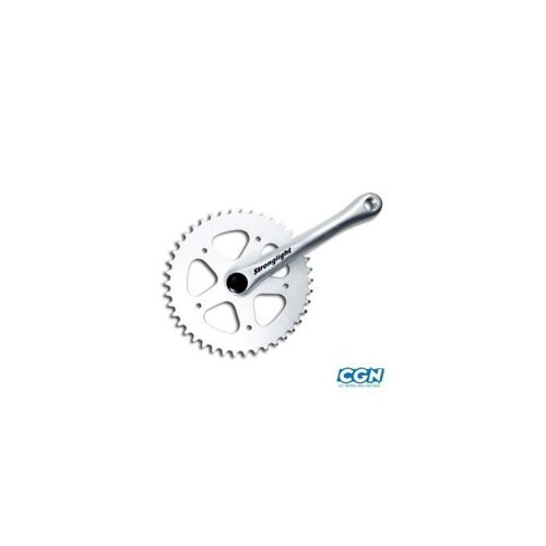 Pedalier Monovitesse City 42d L170 Alu Strong 55 S Argent 2.38