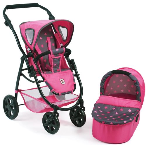 La poussette combinée 2 en 1 EMOTION pour poupées - coloris 82.
