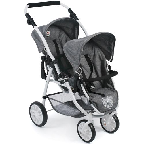 Bayer Chic 2000 689 76 Le Buggy Tandem Vario Pour Poupées - Coloris 76